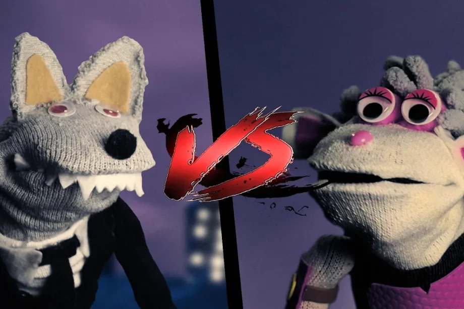 Puppet showdown: Wolf vs Sheep